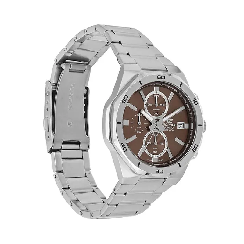 Casio Edifice Chronograph Brown Dial Men's Watch- EFV-640D-5AV